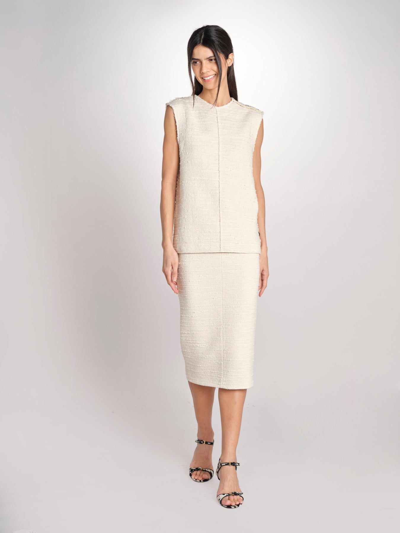 gonna bouclè C012-0248-1115 CREMA n21 