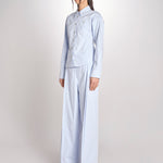 camicia uomo in popeline G012-0187-6311 CELESTE n21 