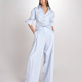 camicia uomo in popeline G012-0187-6311 CELESTE n21 