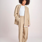 blazer over in lino L061-3640-1231 NOCCIOLA n21 