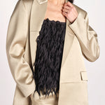 blazer in shantung L062-5980-1186 KAKI CHIARO n21 
