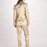 blazer in shantung L062-5980-1186 KAKI CHIARO n21 