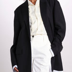 giacca monopetto L063-30156-9000 BLACK n21 