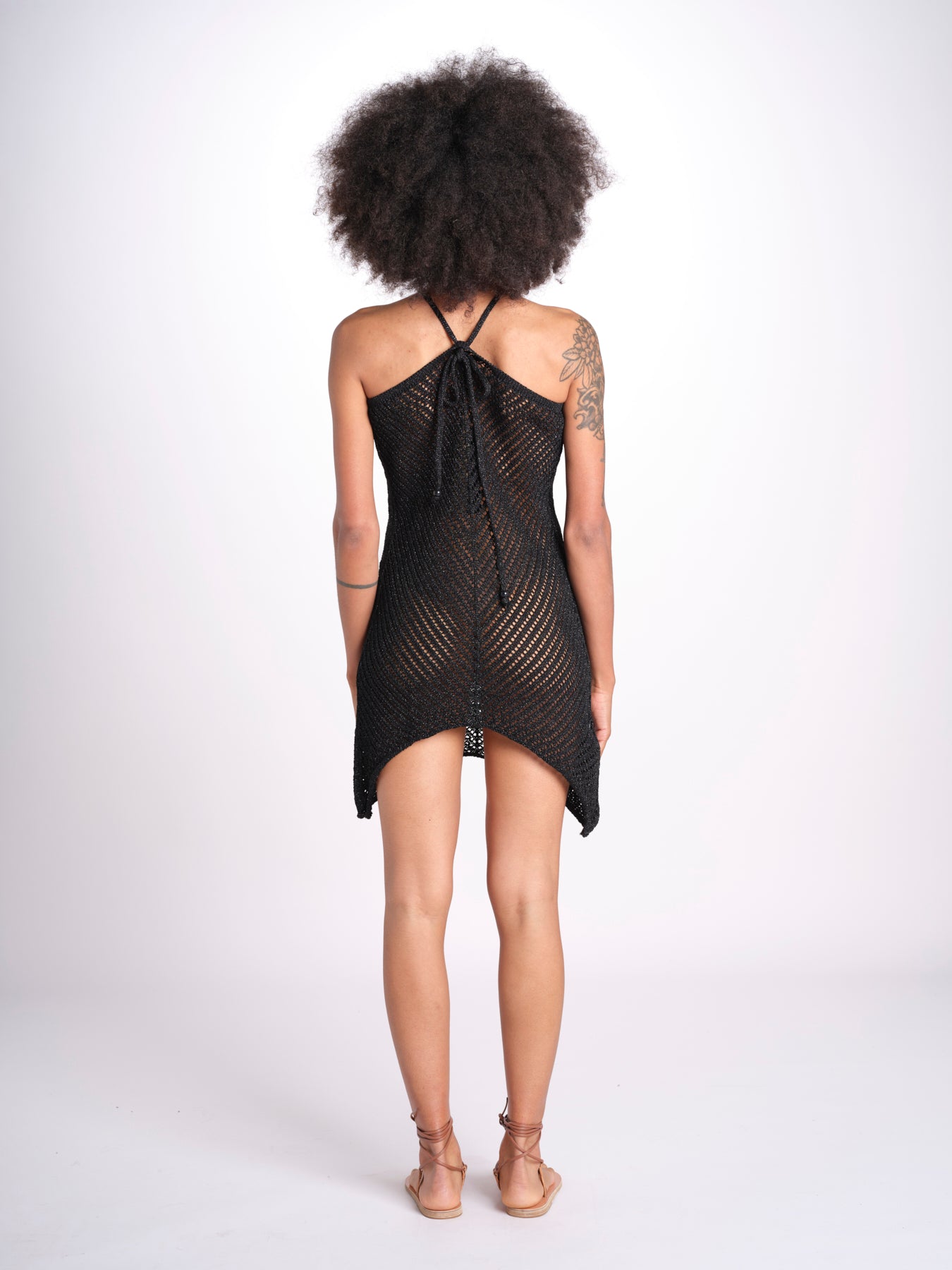 miniabito in cochet 26103 BLACK nima 