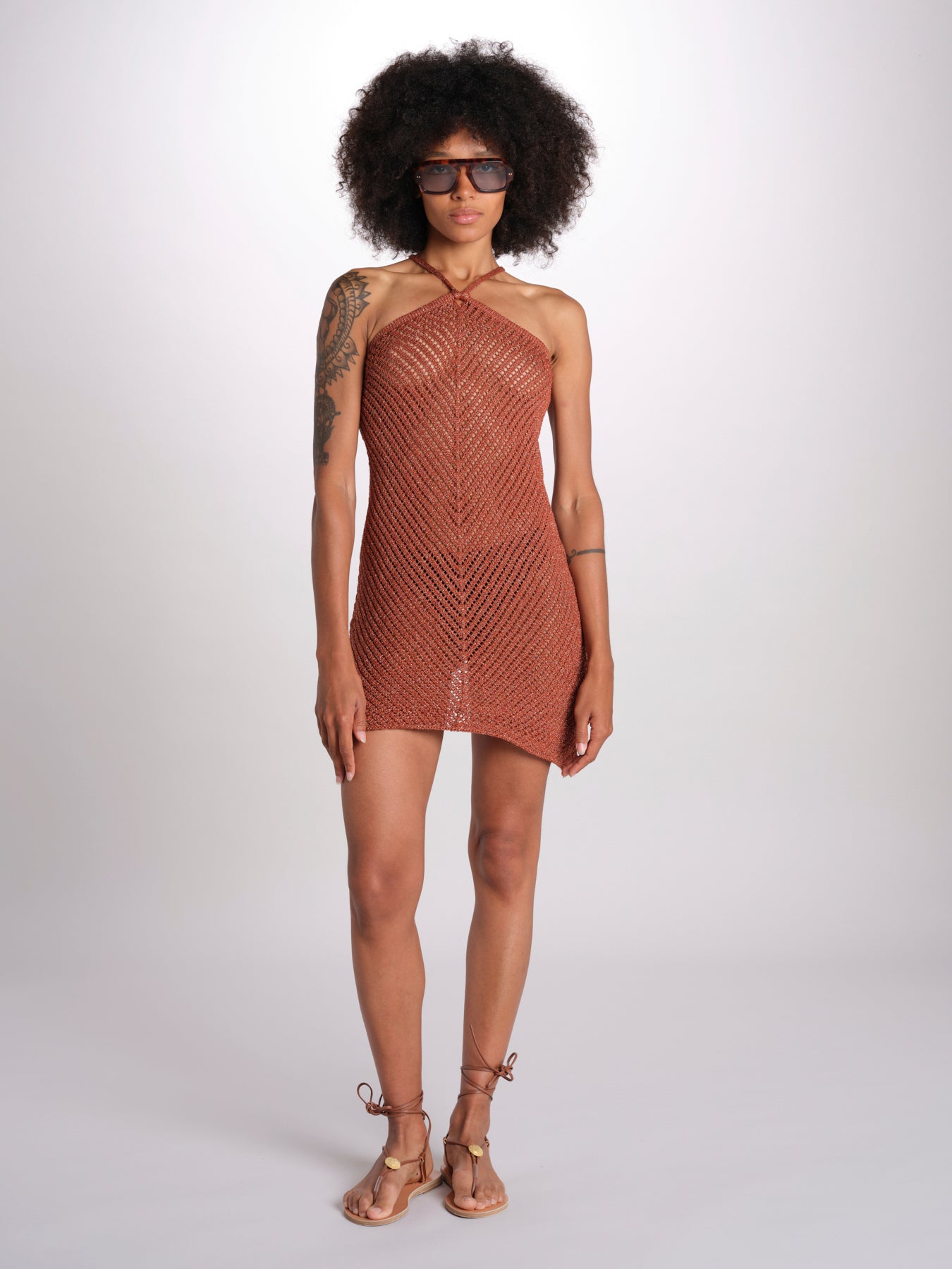 miniabito in cochet 26103 BRONZE nima 