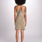 abito lungo in crochet 2610 GOLD nima 