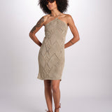 abito lungo in crochet 2610 GOLD nima 