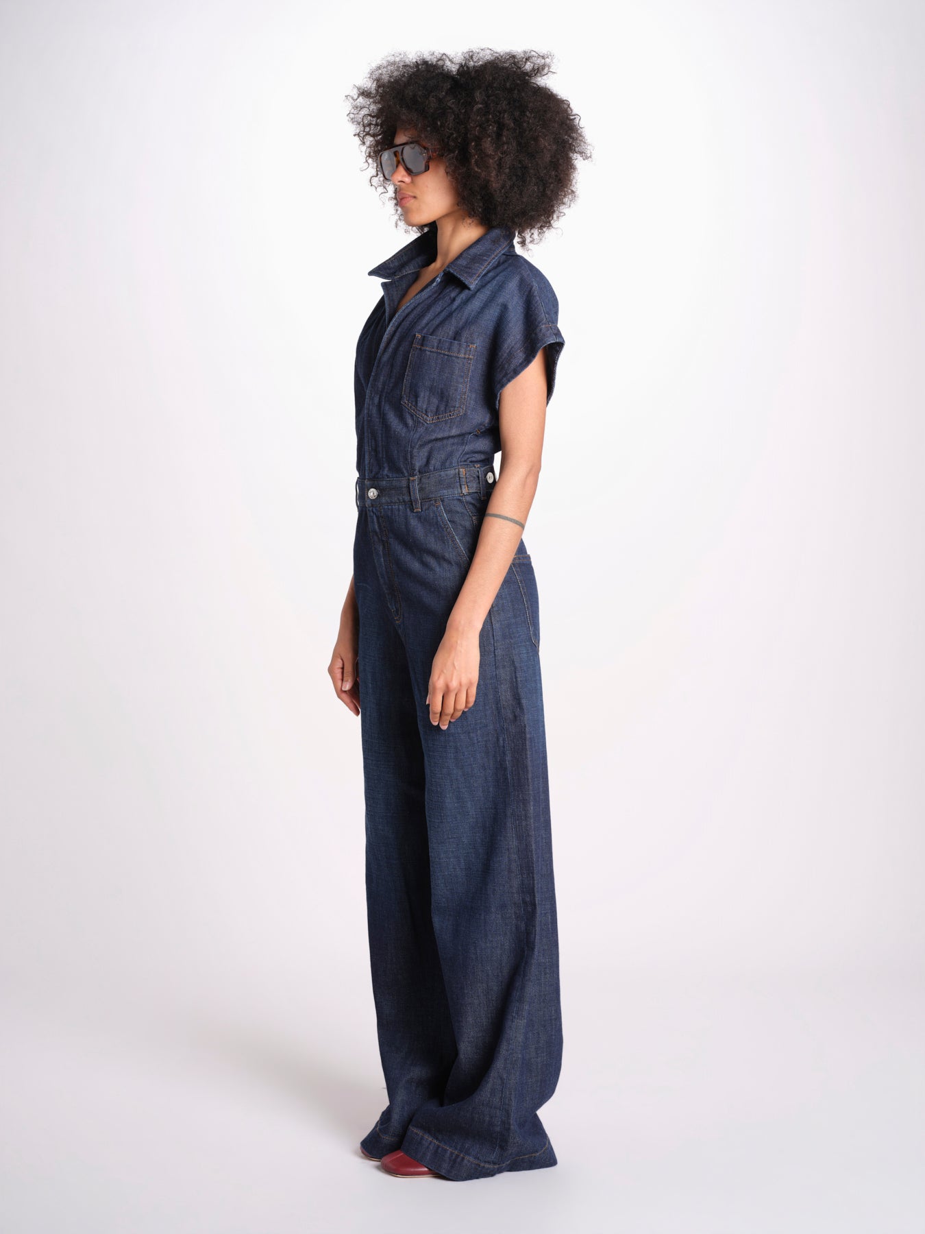 tuta in denim FAUNA FAU05 BLU nine in the morning 