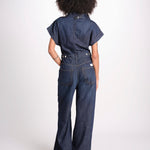tuta in denim FAUNA FAU05 BLU nine in the morning 