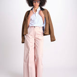 pantalone over in cotone pesante ORIANNA ORNO9 ANTICO nine in the morning 