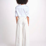 pantalone over in cotone pesante ORIANNA ORNO9 MILK nine in the morning 
