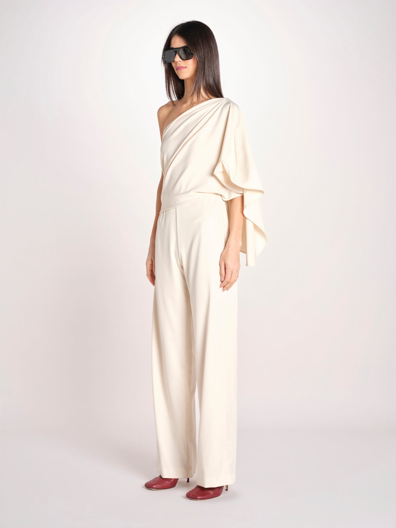 tuta asimmetrica RIO S26-142 004 IVORY oscar 