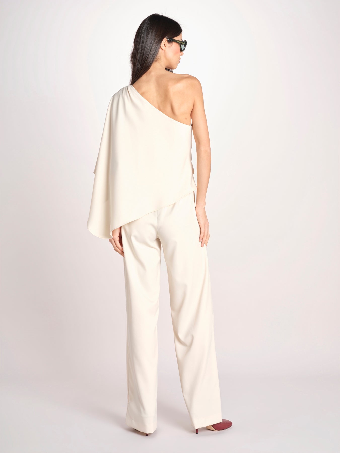 tuta asimmetrica RIO S26-142 004 IVORY oscar 
