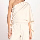 tuta asimmetrica RIO S26-142 004 IVORY oscar 