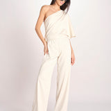 tuta asimmetrica RIO S26-142 004 IVORY oscar 