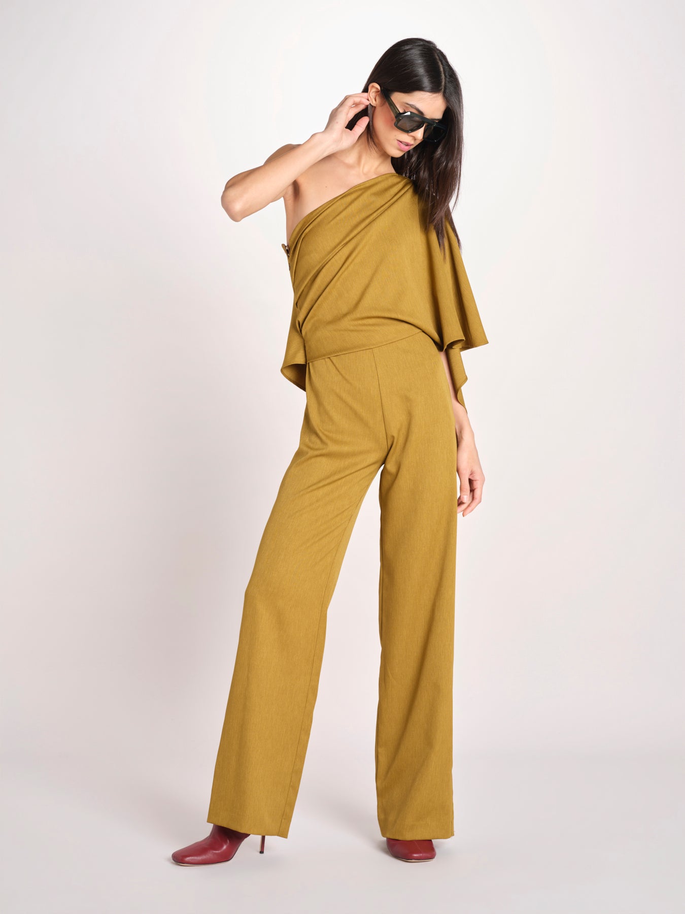 tuta asimmetrica RIO S26-142 016 OLIVE oscar 