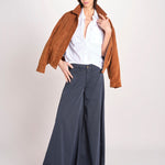 pantalone over 4 tasche GRACE XG02 040 BLU NOTTE ps don't forget me 