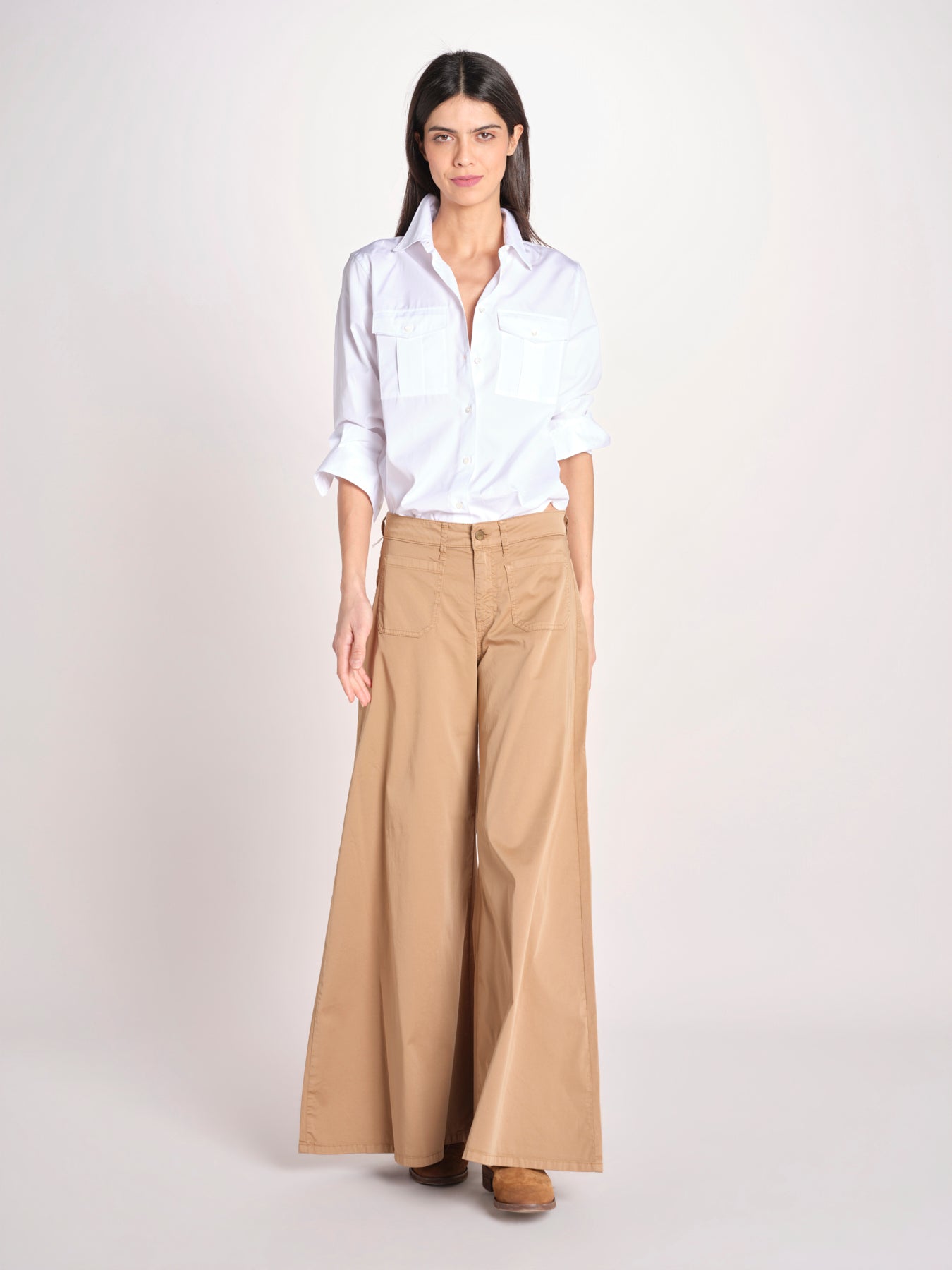 pantalone over 4 tasche GRACE XG02 183 NOCCIOLA ps don't forget me 