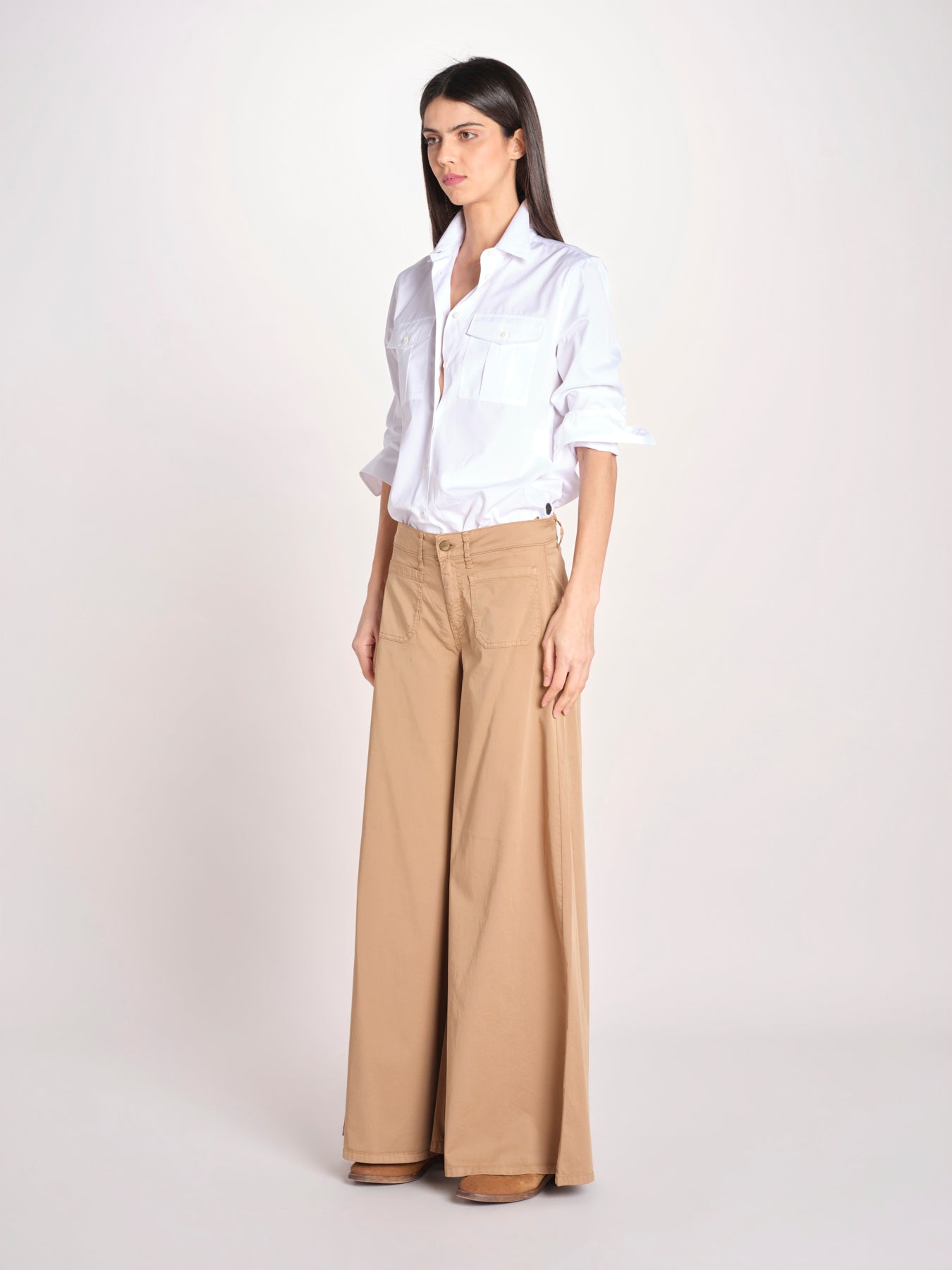 pantalone over 4 tasche GRACE XG02 183 NOCCIOLA ps don't forget me 