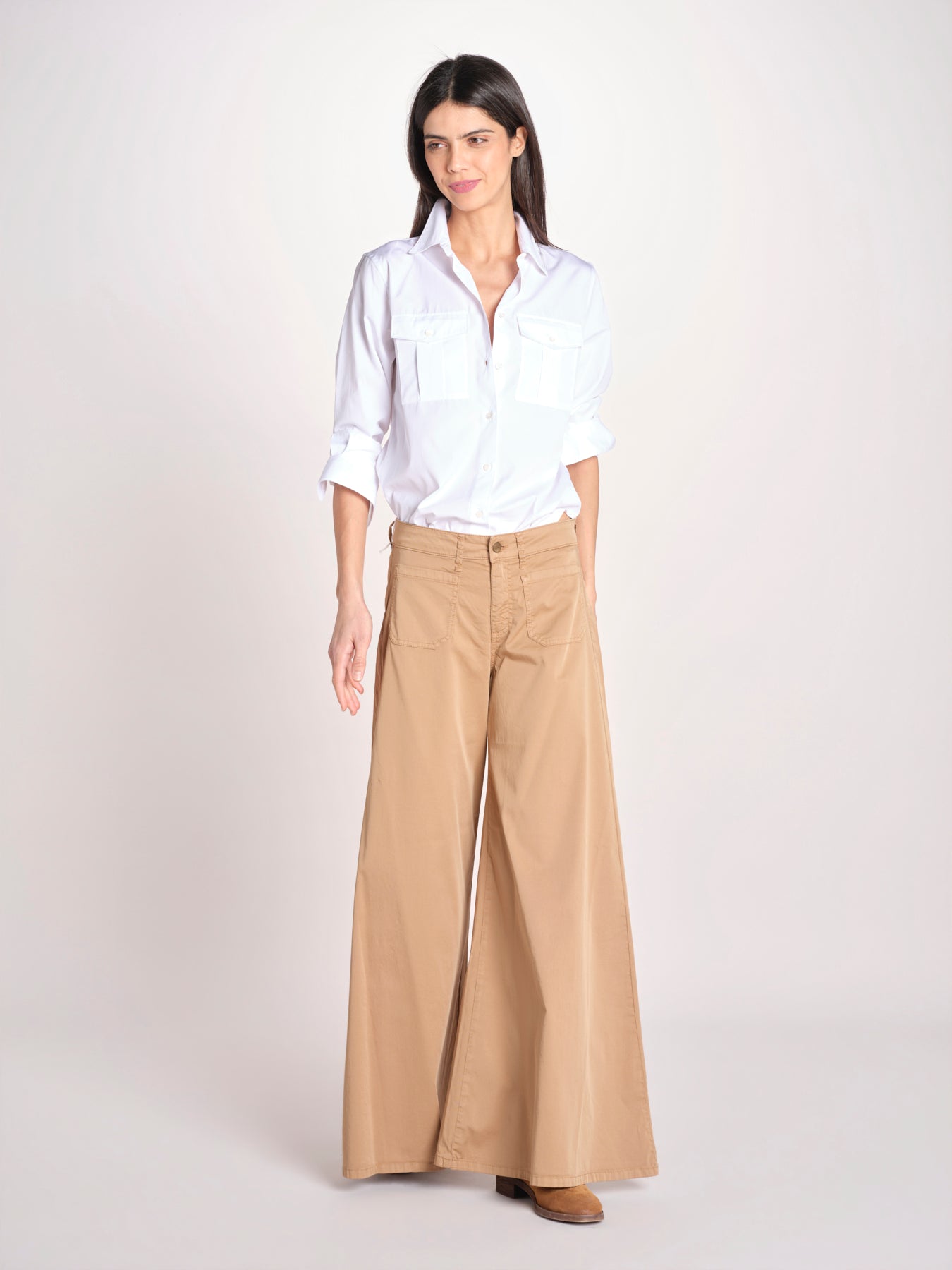 pantalone over 4 tasche GRACE XG02 183 NOCCIOLA ps don't forget me 