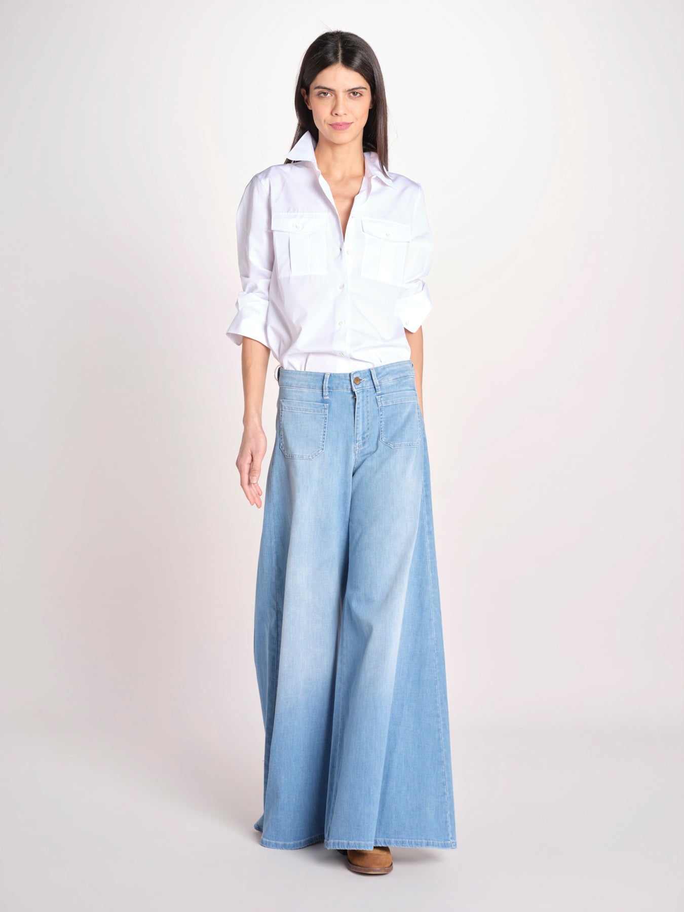 denim chiaro 4 tasche GRACE XJB05 906 DENIM CHIARO ps don't forget me 