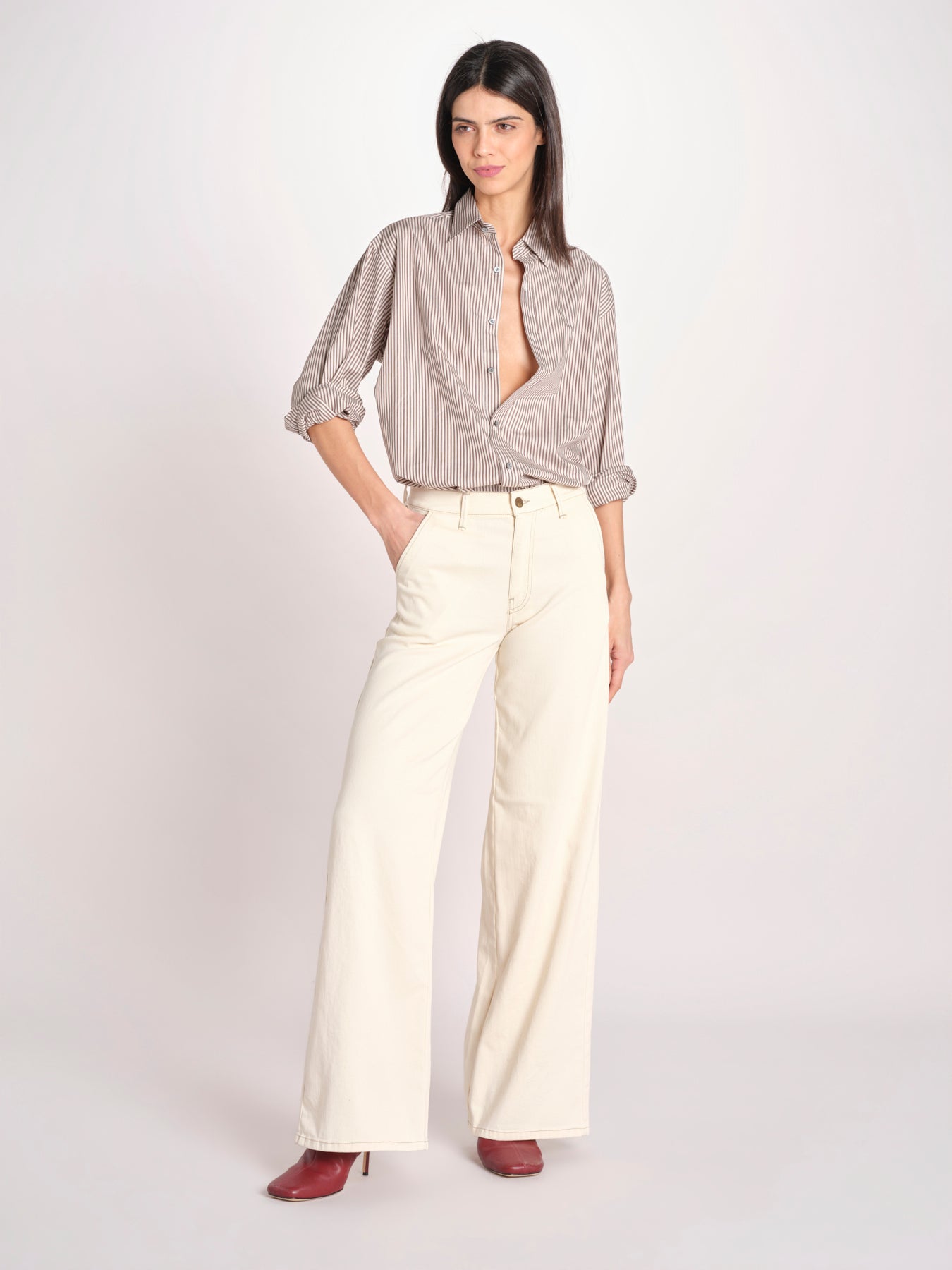 panralone in gabardine LILY XD03 901 AVORIO ps don't forget me 
