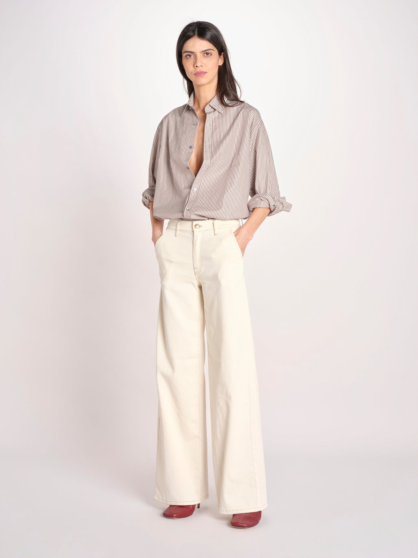 panralone in gabardine LILY XD03 901 AVORIO ps don't forget me 