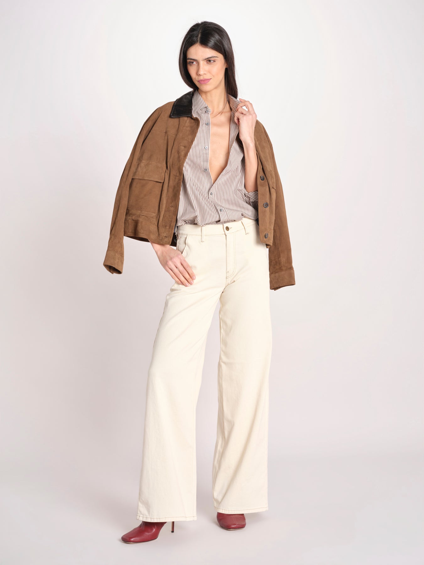 panralone in gabardine LILY XD03 901 AVORIO ps don't forget me 