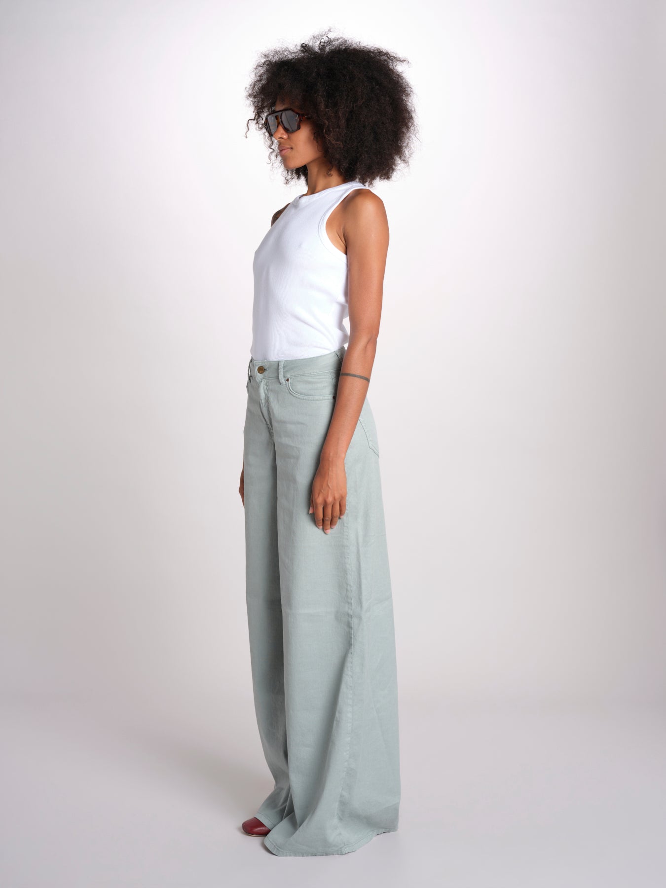 SERENA pantalone 4 tasche in misto lino SERENA XML01 171 ps don't forget me 