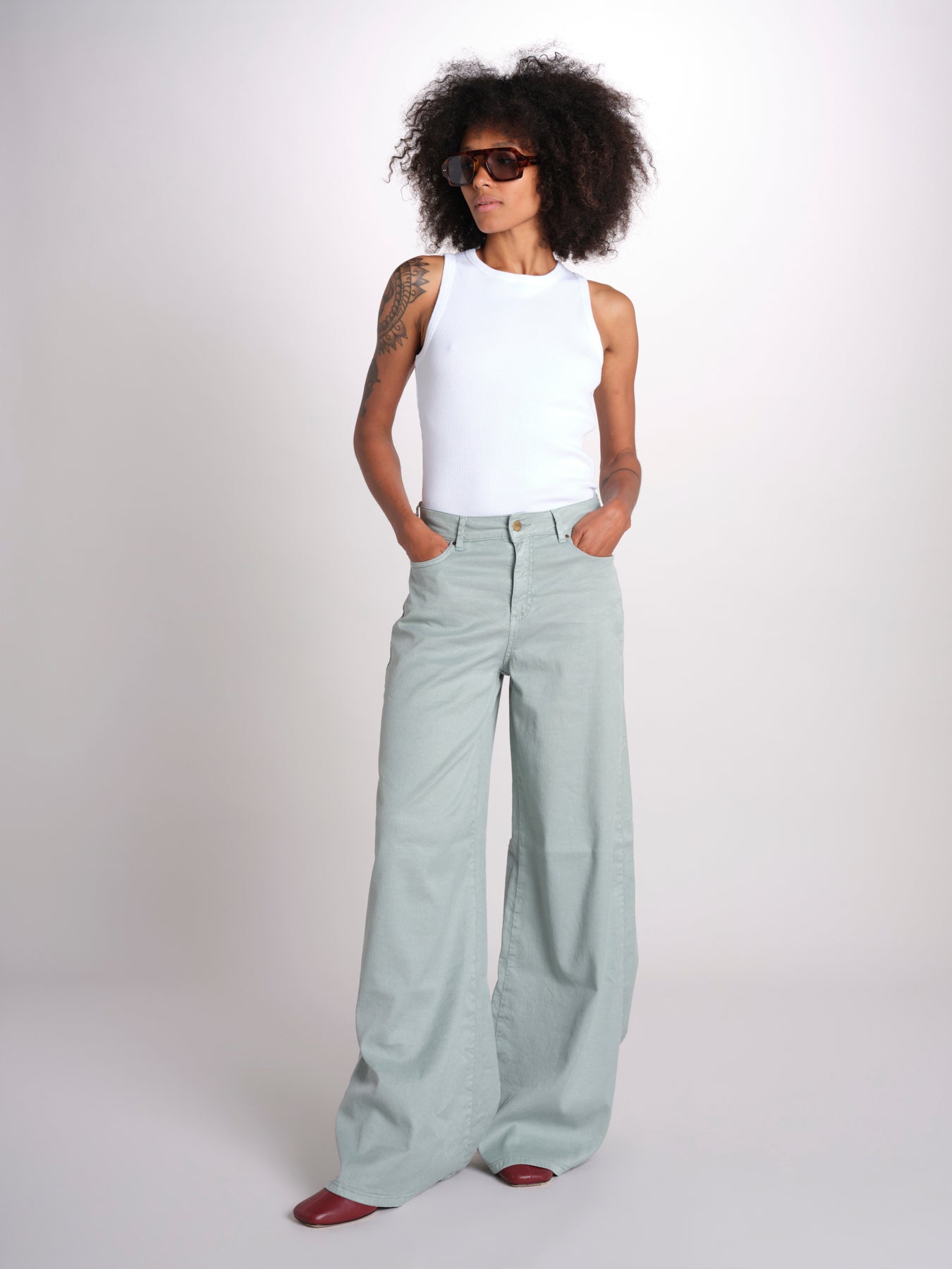 SERENA pantalone 4 tasche in misto lino SERENA XML01 171 ps don't forget me 