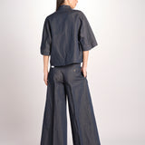 camicia in denim leggero BILYA 33119 356 606 quelledue 