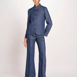 giacca guro in denim BIRGIT 33116 855 684 quelledue 