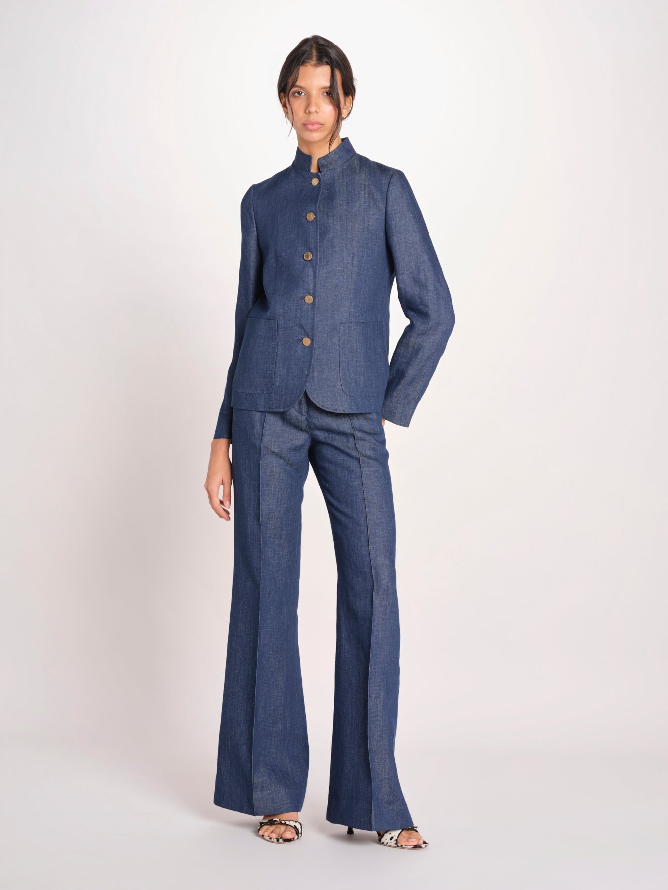 giacca guro in denim BIRGIT 33116 855 684 quelledue 