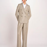 giacca doppiopetto a 6 bottoni DELIA 33055 503 26 MORO quelledue 