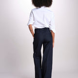 pantalone dritto in cotone MELODY 684 17015 quelledue 
