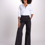pantalone dritto in cotone MELODY 684 54 115 quelledue 