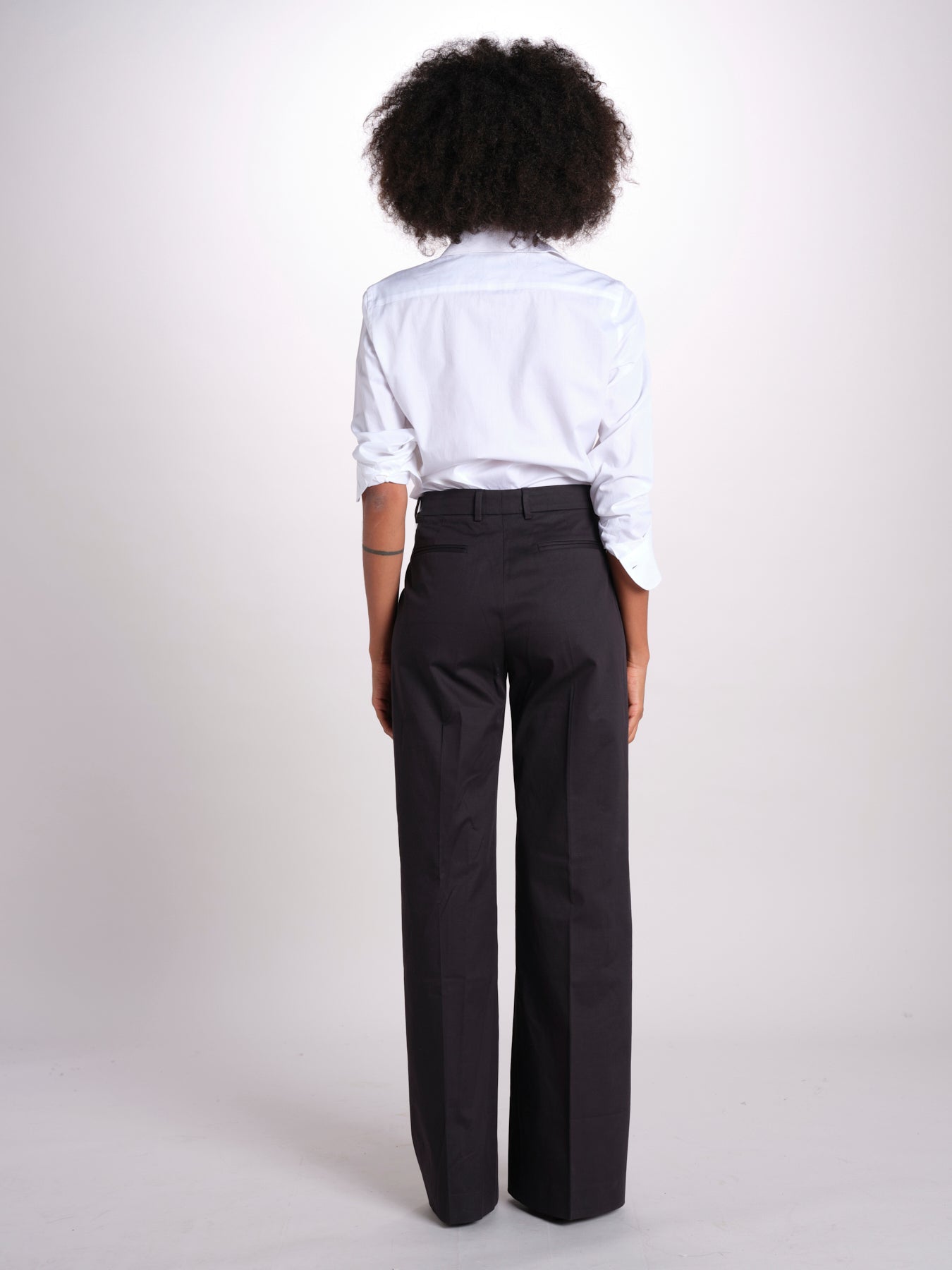 pantalone dritto in cotone MELODY 684 54 115 quelledue 