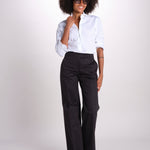 pantalone dritto in cotone MELODY 684 54 115 quelledue 