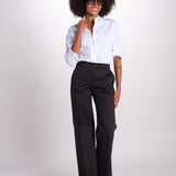 pantalone dritto in cotone MELODY 684 54 115 quelledue 