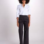 pantalone dritto in cotone MELODY 684 54 115 quelledue 