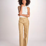 pantalone dritto in canapa MELODY L 33087 805 112 quelledue 
