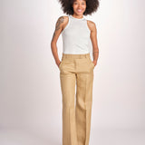pantalone dritto in canapa MELODY L 33087 805 112 quelledue 