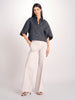 pantalone diritto in cotone