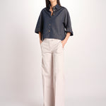 pantalone diritto in cotone MELODY L 684 54 85 PABBLE quelledue 