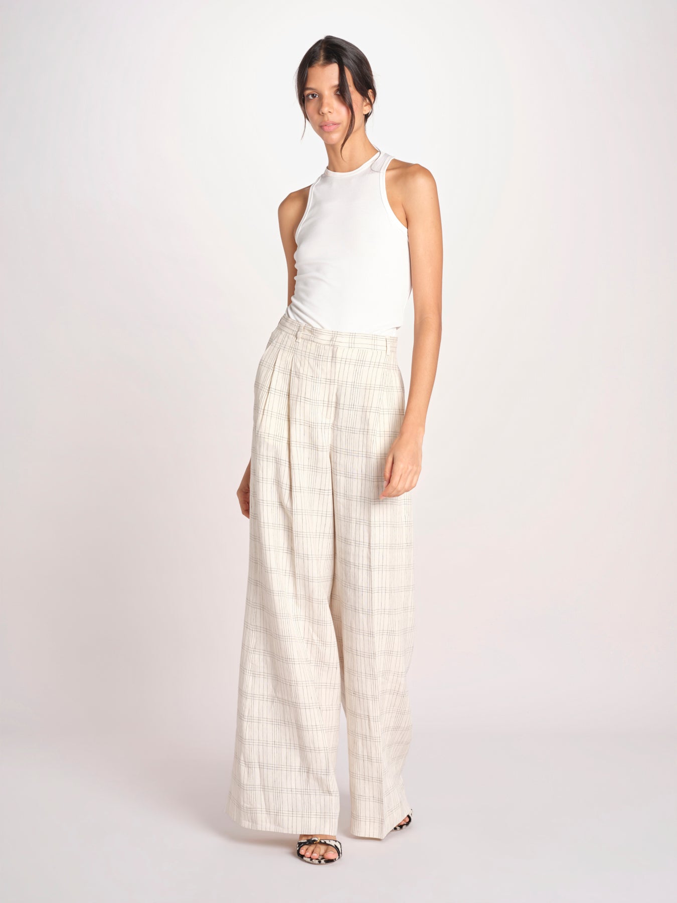 pantalone lino MONIQUE 689 10047 7 quelledue 