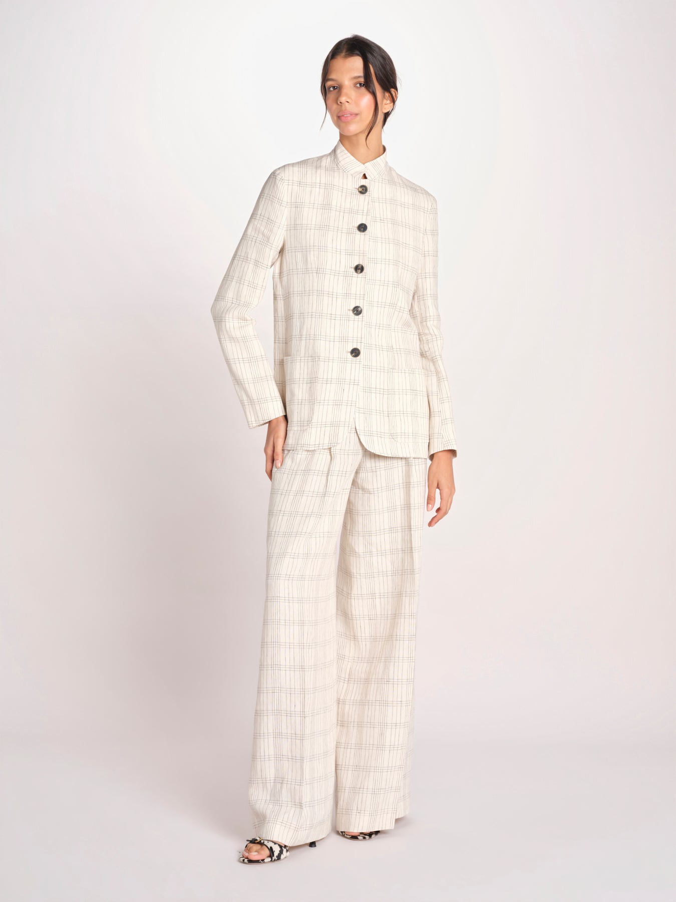 pantalone lino MONIQUE 689 10047 7 quelledue 