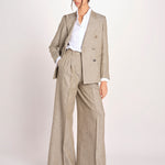 pantalone con due pinces MONIQUE 689 503 26 MORO quelledue 