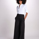 pantalone largo con nervature ORIANA 540 5033 quelledue 