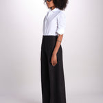 pantalone largo con nervature ORIANA 540 5033 quelledue 