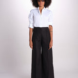 pantalone largo con nervature ORIANA 540 5033 quelledue 